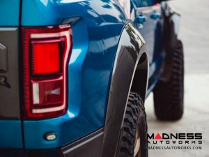 Ford Raptor Rear Fender Flares - Type Wide - Carbon Fiber - Pair 